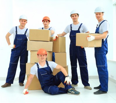 Removal team preparing for a residential move in Camdentown