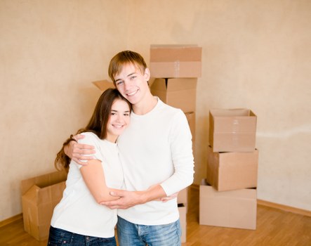Packed moving van ready for local removals in Camdentown