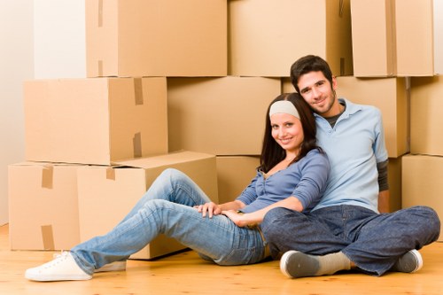 Residential removals van support for a flat move in Camdentown