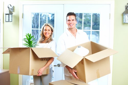 Supervisor reviewing safety checks before a removals job